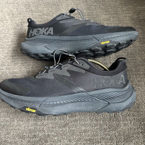 Hoka One One Transport GTX 1123153 Mens US 12.5D  Running Shoes Black Sneakers main image 12